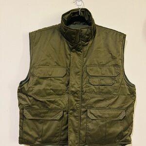 Men's Olive Green Utility Vest